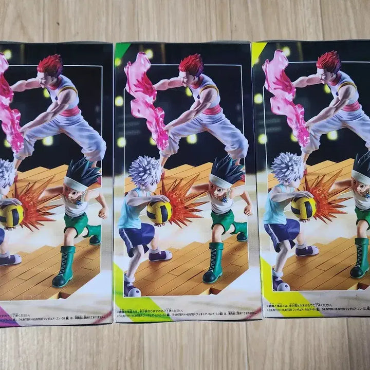 [BUNJANG] Banpresto Hunter x Hunter G.I. Arc Gon, Killua, Hisoka Figure Bundle (Sealed) / 헌터x헌터 반프레스토 곤/키르아/히소카 G.I.편 3종 일괄(미개봉)