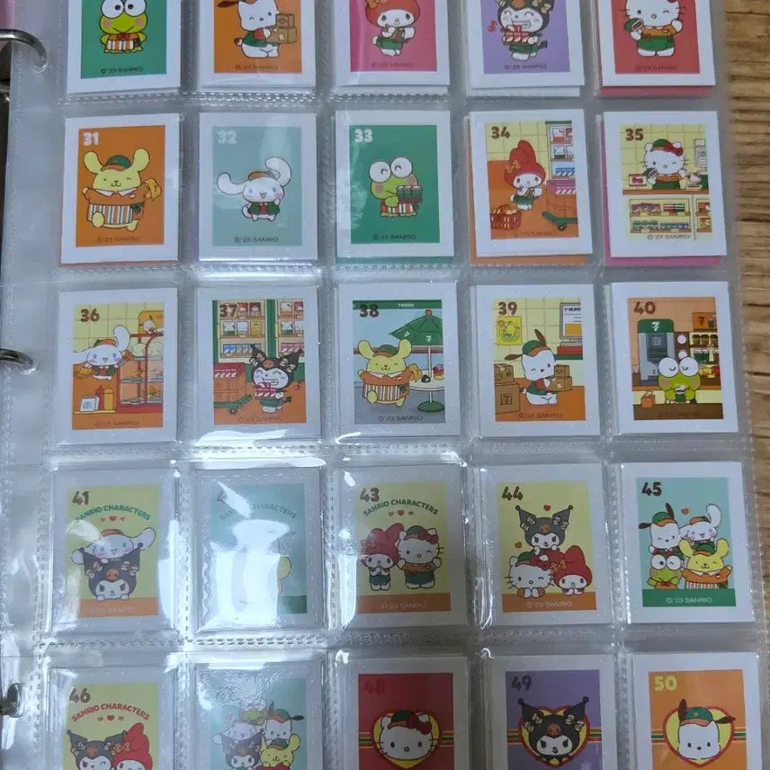 [BUNJANG] Sanrio Stamp Stickers Full Set / 산리오 우표씰 전종