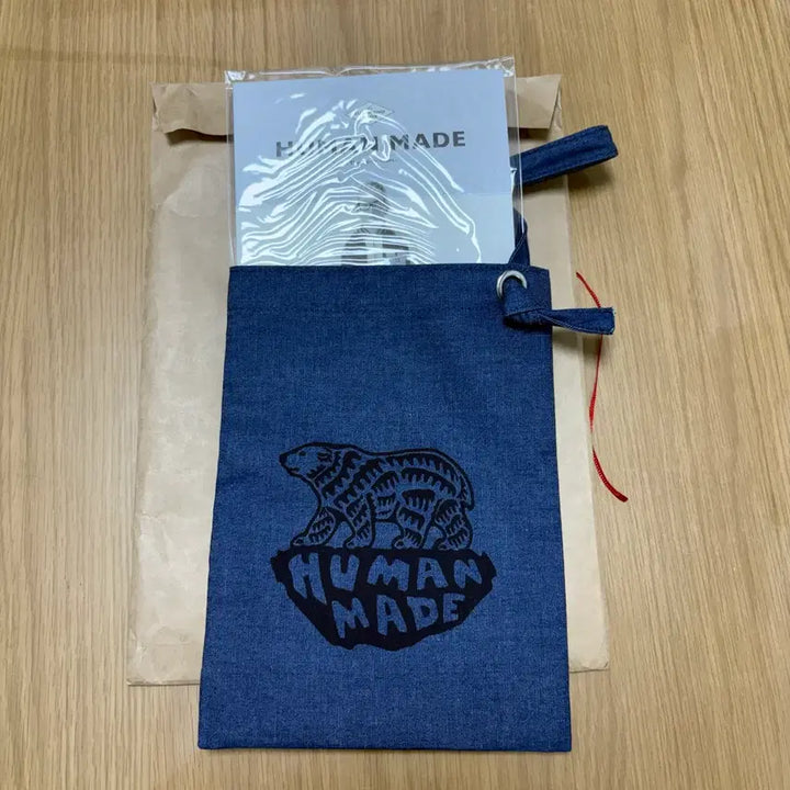 [BUNJANG] Human Made Indigo Skimono Book Crossbody Bag / 더 스키모노 북 휴먼 메이드 인디고