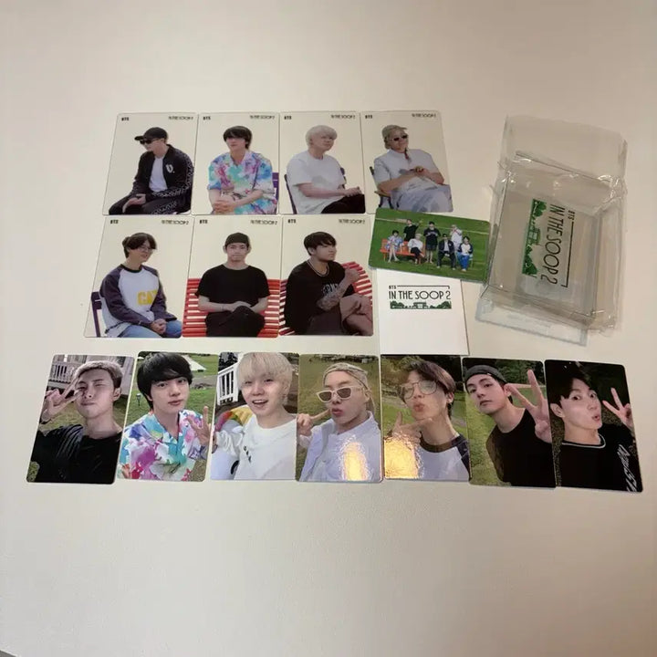 [BUNJANG] BTS In the SOOP Badge POB Photocard Set Acrylic Frame / 방탄소년단 bts 인더숲 뱃지 특전 포카 세트 아크릴 프레임 액자