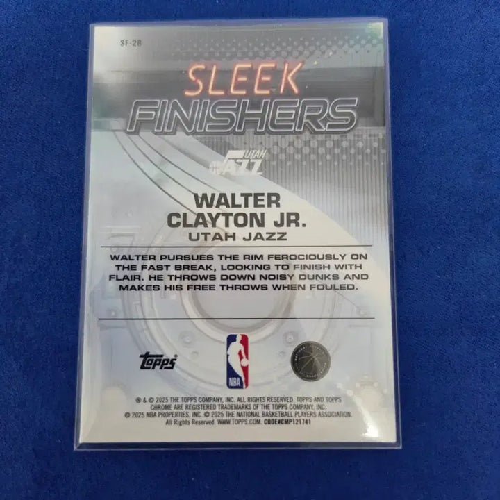 [BUNJANG] 2025 Topps Walter Clayton Jr. Rookie Card / nba 2025 Topps Walter Clayton Jr rc