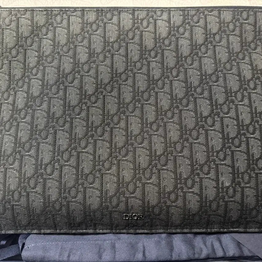 [BUNJANG] Dior Oblique Jacquard A4 Clutch / 디올 클러치