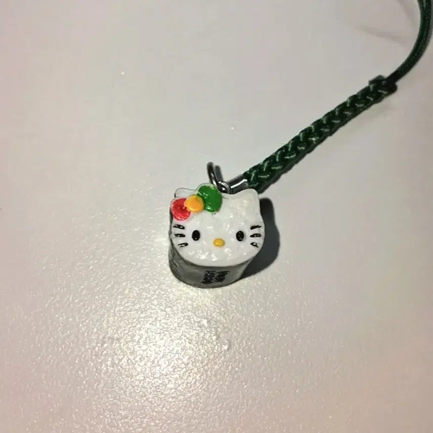 [BUNJANG] Vintage Kimbap Hello Kitty Strap Charm / 김밥 고전키티스트랩
