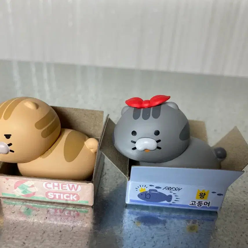 [BUNJANG] Kakao Friends Choonsik Gacha 3종 Set Figures / 카카오 춘식 가챠 3종 세트 박스 춘식 피규어