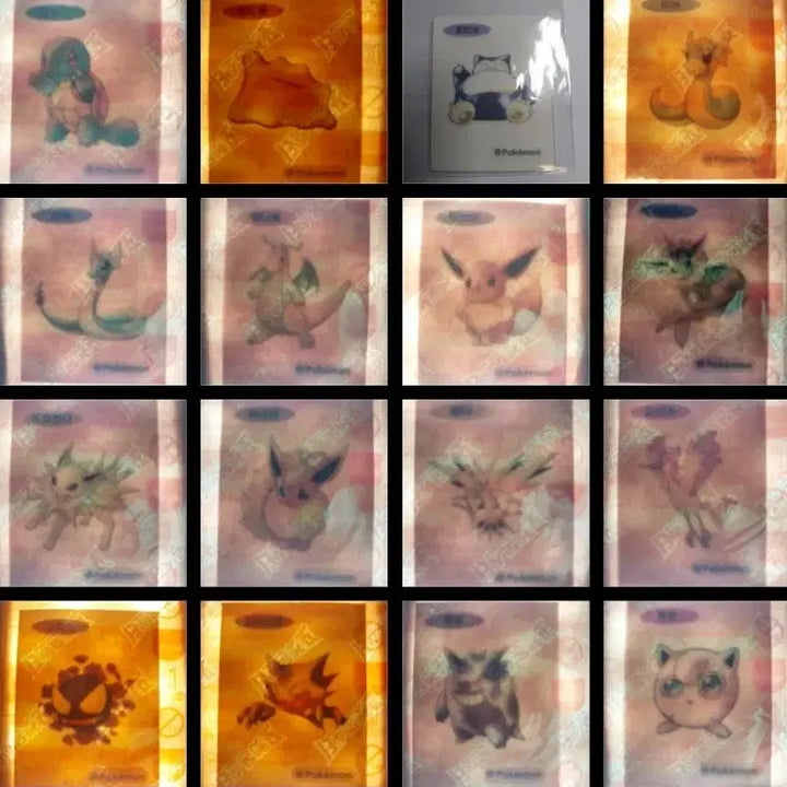 [BUNJANG] Pokemon Art Sealed Ttimbus Seal / 포켓몬 아트웍 띠부씰 팝니다