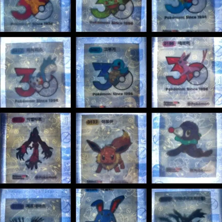 [BUNJANG] Pokemon Art Sealed Ttimbus Seal / 포켓몬 시즌5 피카츄 꼬부기 이상해씨 이벨타르 띠부 판매