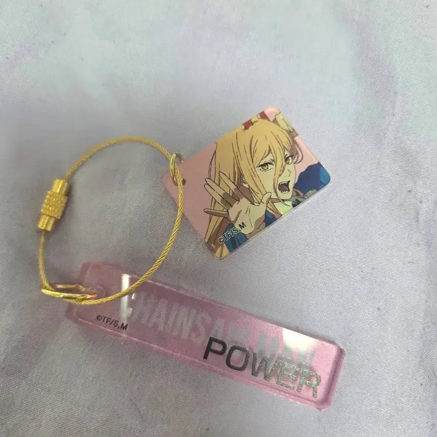 [BUNJANG] Chainsaw Man Power Acrylic Plate Keychain / 체인소맨 아크릴 플레이트 키링(파워)