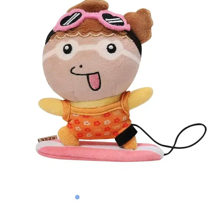 [BUNJANG] Looploop Maru is a Puppy Surfing Keyring (Swimming) / (루프루프/새상품) 마루는 강쥐 서핑 키링 (수영)