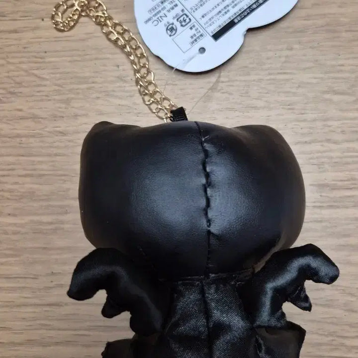 [BUNJANG] Black Angel Hello Kitty Plush Doll Keyring / 블랙엔젤 헬로키티 인형 키링