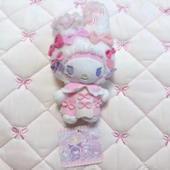 [BUNJANG] My Melody Dolly Mix Mascot Plush Keychain Set / 마이멜로디 돌리믹스 마스코트 인형 키링 2종 일괄