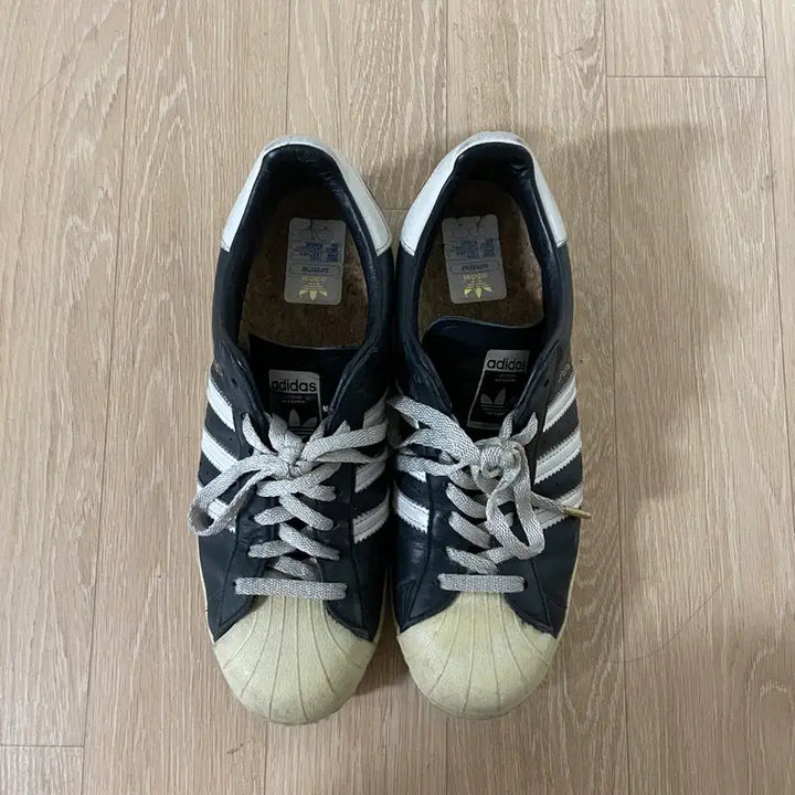 [BUNJANG] Adidas Superstar Premium Black White Shoes / 아디다스 슈퍼스타 프리미엄 블랙 화이트