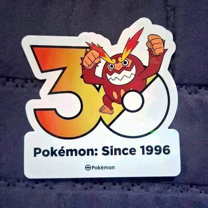 [BUNJANG] Pokemon 30th Anniversary Sticker Darmanitan / 포켓몬 30주년 기념 스티커 불비달마 판매/교환