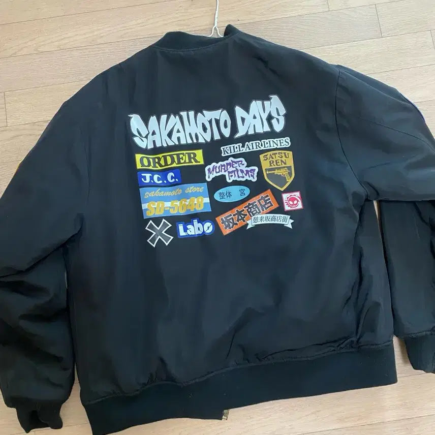 [BUNJANG] Sakamoto Days Jump Shop Limited Bomber Jacket L / 사카모토 데이즈 점프샵한정 항공자켓 l 사이즈
