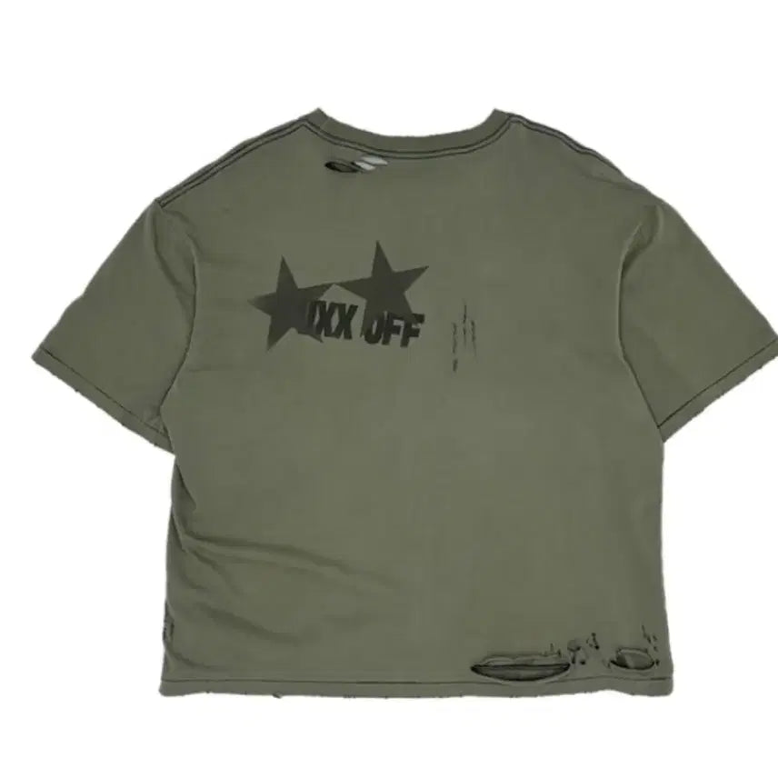 [BUNJANG] Qap Vintage Khaki Short Sleeve T-Shirt / Qap VTG T-shirts khaki 반팔