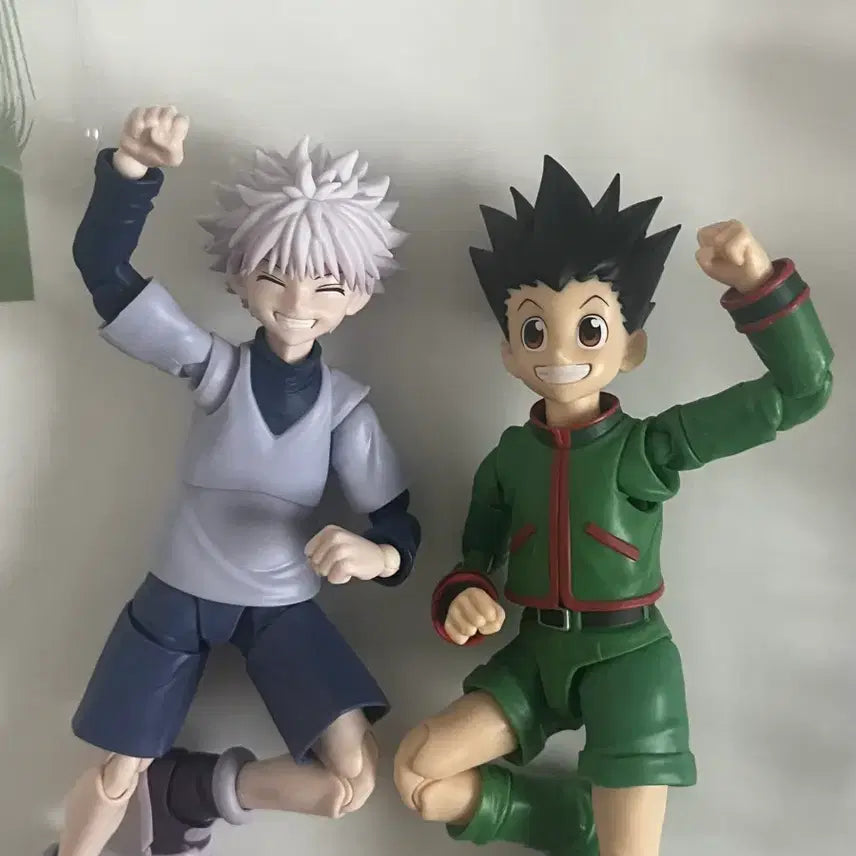 [BUNJANG] Bandai Hunter x Hunter SHF Killua Gon Action Figure / 금욜까지가격고정) 헌터헌터 헌헌 shf 키르아 곤 액션피규어 반다이