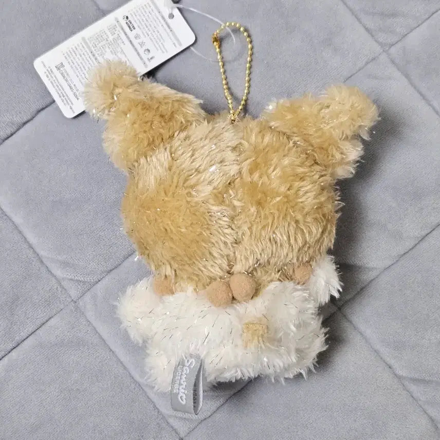 [BUNJANG] Sanrio Kuromi Sparkling Gold Plush Keychain / (새상품) 산리오 반짝골드 쿠로미 인형 키링