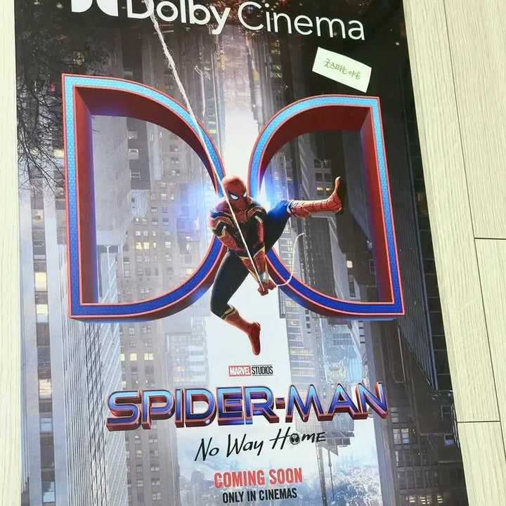 [BUNJANG] Spider-Man: No Way Home Dolby Cinema Premiere Limited Edition Poster (A3) / [초희귀한정판]영화 스파이더맨 노웨이홈 돌비 포스터(A3) 한정판