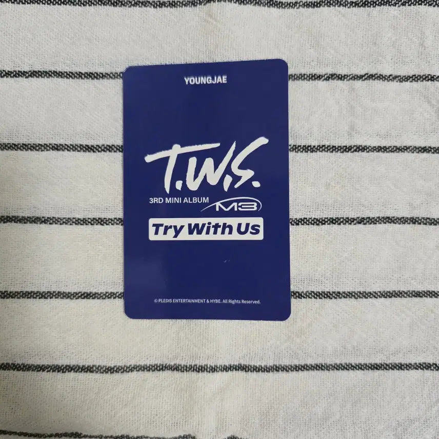 [BUNJANG] TWS TWENTY WISHES Youngjae Photocard / 투어스 트라이윗어스 영재포카