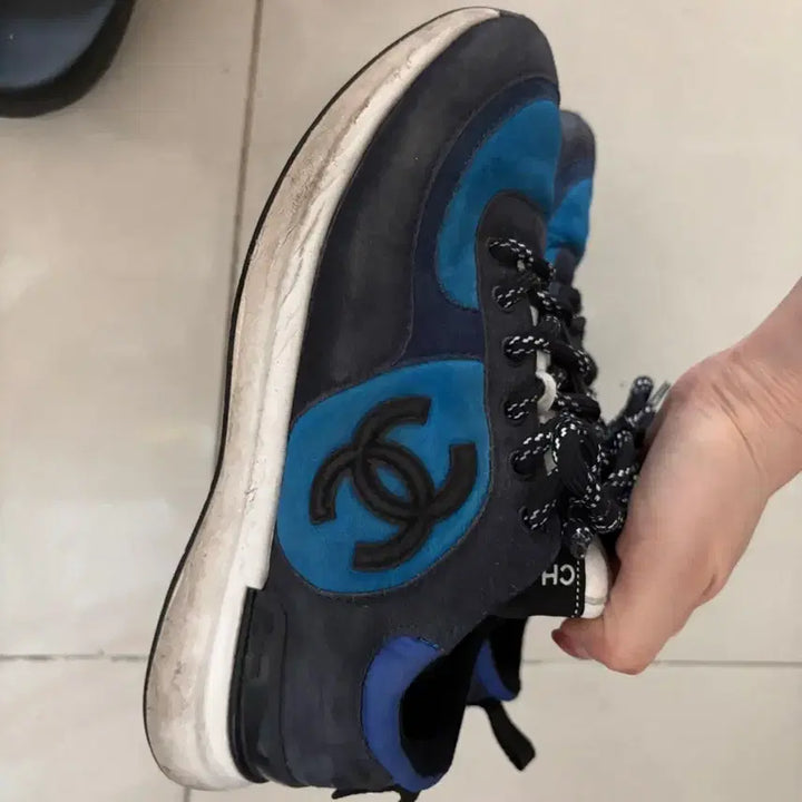 [BUNJANG] Chanel Sneakers Navy/Blue 36.5 / 정품 샤넬 스니커즈 36.5