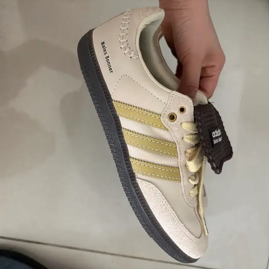 [BUNJANG] Adidas Wales Bonner Samba Brown Ecru Tint 225 / 아디다스 웨일스 보너 삼바 브라운 에크루 틴트 225