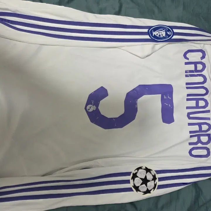 [BUNJANG] Real Madrid Fabio Cannavaro Match Worn 2007-2008 Jersey / 07-08 레알 마드리드 칸나바로 매치원