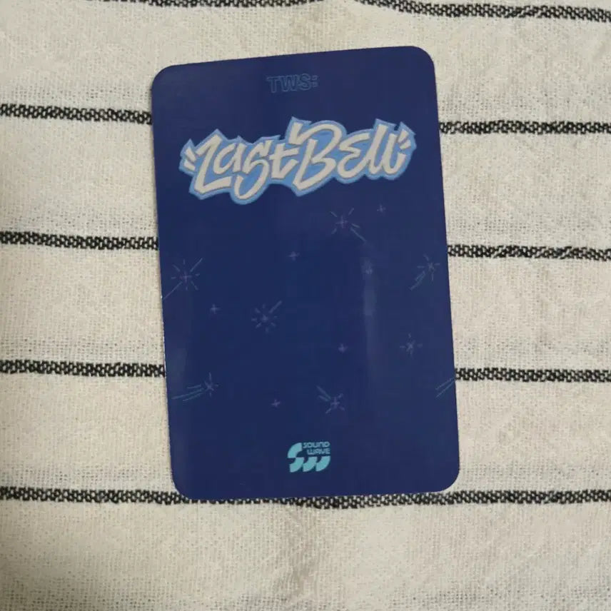 [BUNJANG] TWS Last Bell Soundwave HanJin Photocard / 투어스 라스트벨 사운드웨이브 한진 포카