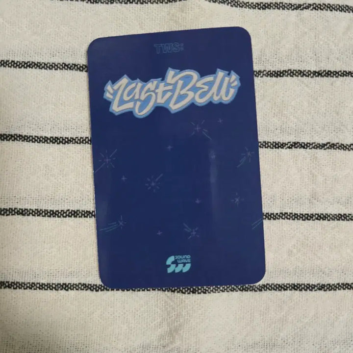 [BUNJANG] TWS Last Bell Soundwave HanJin Photocard / 투어스 라스트벨 사운드웨이브 한진 포카