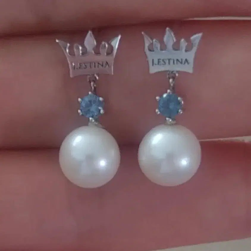 [BUNJANG] J.estina 14K Tiara Pearl Earrings / 제이에스티나 14k 티아라 진주 귀걸이