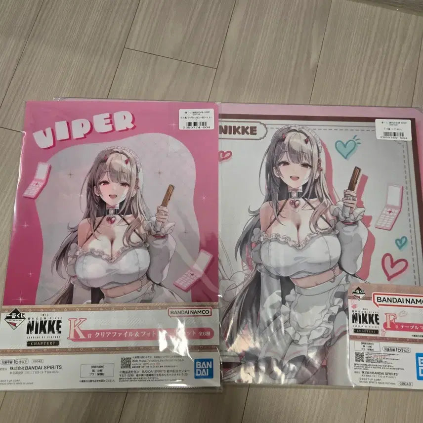 [BUNJANG] Nikke Chapter 7 Viper F/K Set Mat &amp; File (Sealed) / (미개봉) 니케 챕터7 바이퍼 F,K상 일괄 매트, 파일