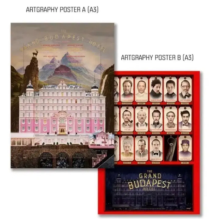 [BUNJANG] The Grand Budapest Hotel Arcgraphy Poster / 그랜드 부다페스트 호텔 아크그라피 포스터