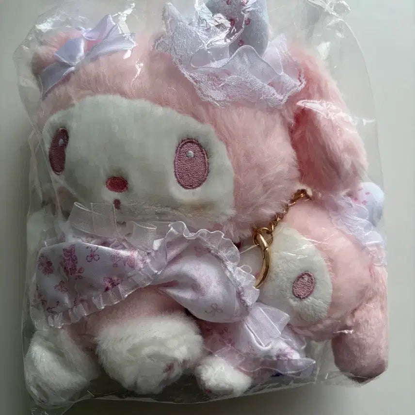[BUNJANG] Sanrio My Melody Shiroychigo 2nd Edition Mascot &amp; Plush / 산리오 시로이치고2탄 마이멜로디 마스코트+누이