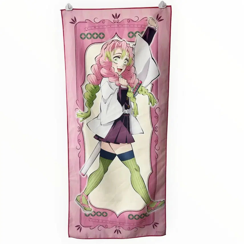 [BUNJANG] Demon Slayer Kanroji Mitsuri Mubik Towel / 귀멸의 칼날 귀칼 칸로지 미츠리 무빅 타올 타월