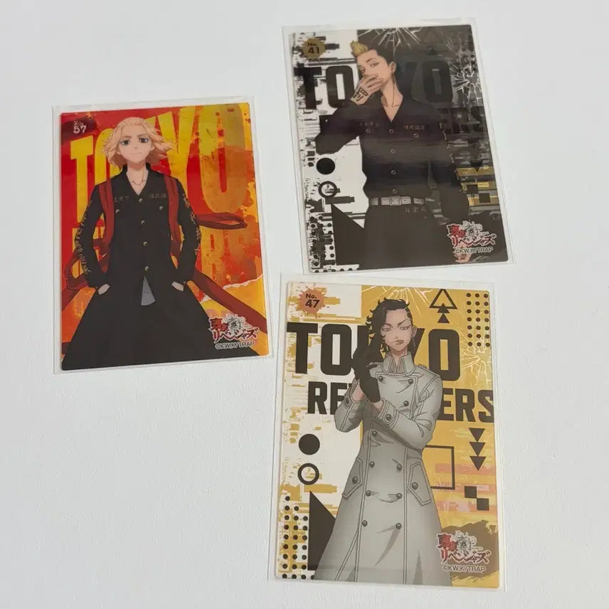 [BUNJANG] Tokyo Revengers Clear Card Bundle (3 Cards) / 도쿄리벤저스 도리벤 클리어 카드 3장 일괄