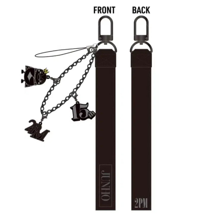 [BUNJANG] 2PM Junho 15th Anniversary Concert Goods Strap + Can Badge Set / 2PM 준호 15주년 콘서트 굿즈 스트랩 + 캔뱃지