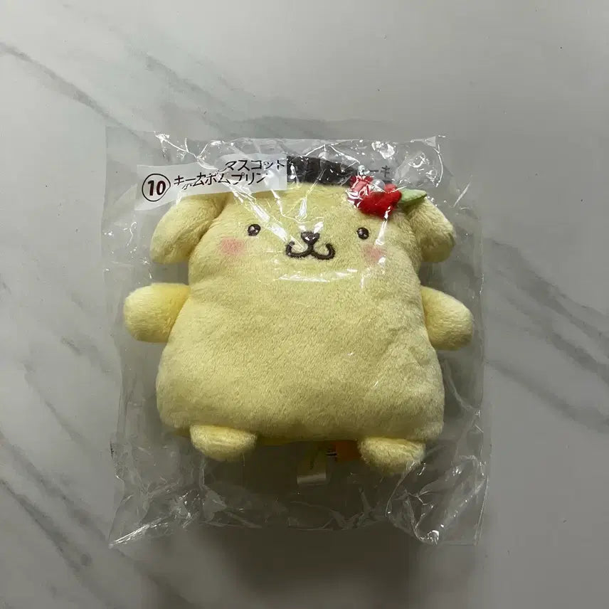 [BUNJANG] Sanrio Pompompurin Mascot Plush Doll / 산리오 폼폼푸린 마스코트 인형 새상품