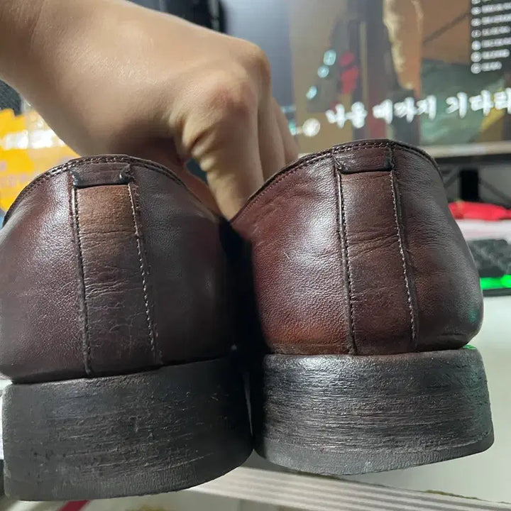 [BUNJANG] Kinch 547 Light Brown Leather Dress Shoes / 킨치 547 라이트 브라운 285