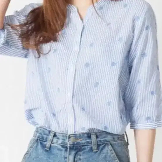 [BUNJANG] Embroidered Shirt / 자수 셔츠