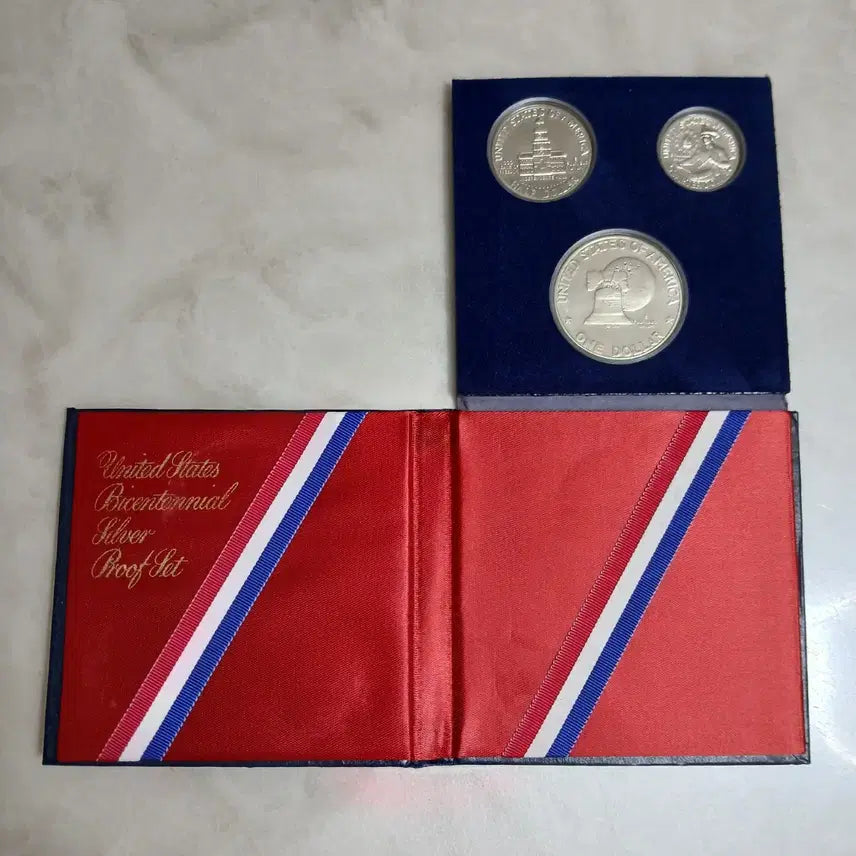 [BUNJANG] United States 1976 Bicentennial Proof Silver Coin 3-Coin Set / (은화)미국1976 독립 200주년 기념주화 "프루프" 3종 세트