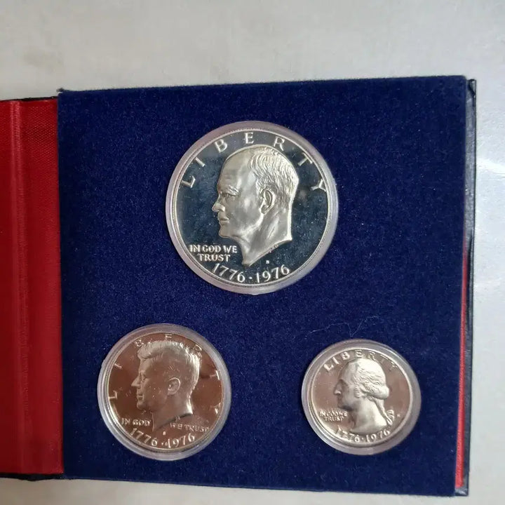 [BUNJANG] United States 1976 Bicentennial Proof Silver Coin 3-Coin Set / (은화)미국1976 독립 200주년 기념주화 "프루프" 3종 세트