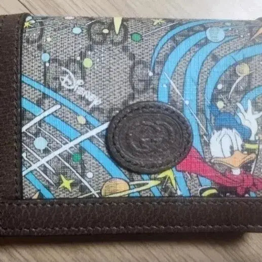 [BUNJANG] Gucci x Disney Donald Duck Card Holder Wallet / 구찌 디즈니 도날드덕 카드지갑 반지갑 풀구성