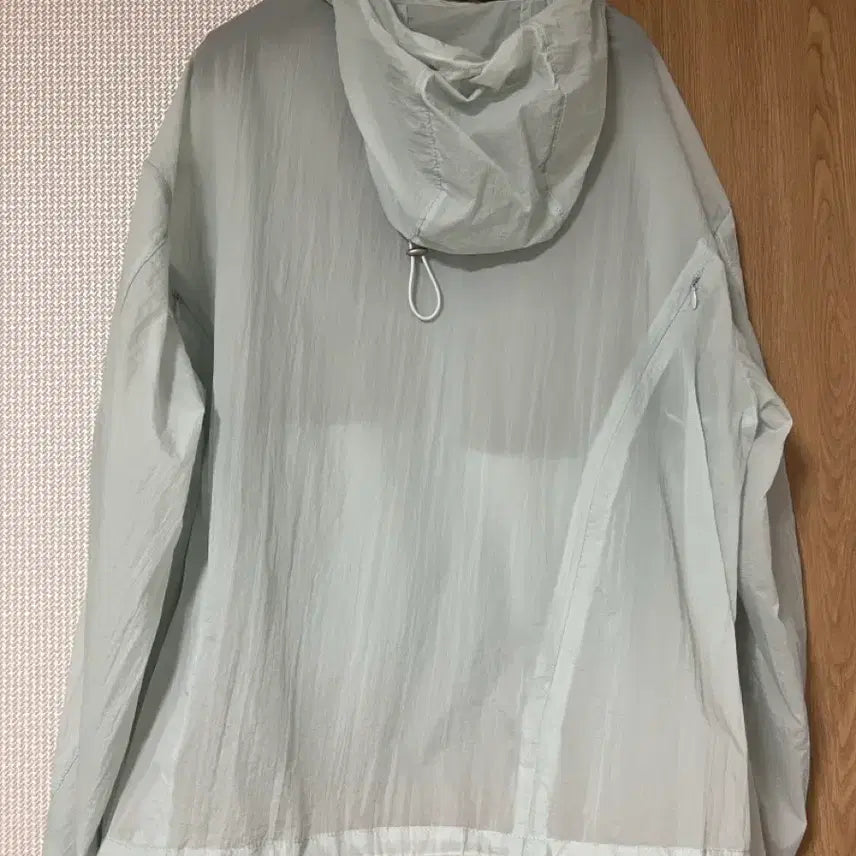 [BUNJANG] Slow Standard Rough Store Sheer Airflow Wind Jacket - Milk Soda / 슬로우스탠다드 라퍼지스토어 시어 에어플로우 윈드 자켓 Milk Soda