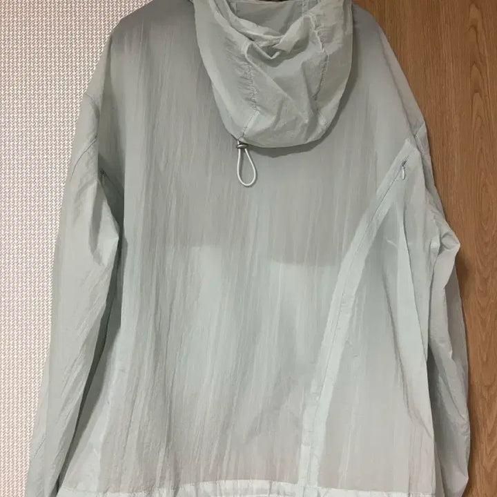 [BUNJANG] Slow Standard Rough Store Sheer Airflow Wind Jacket - Milk Soda / 슬로우스탠다드 라퍼지스토어 시어 에어플로우 윈드 자켓 Milk Soda