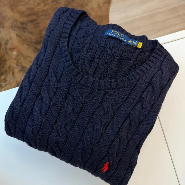 [SOLD OUT] 폴로 랄프로렌 코튼 케이블 톨 사이즈 니트