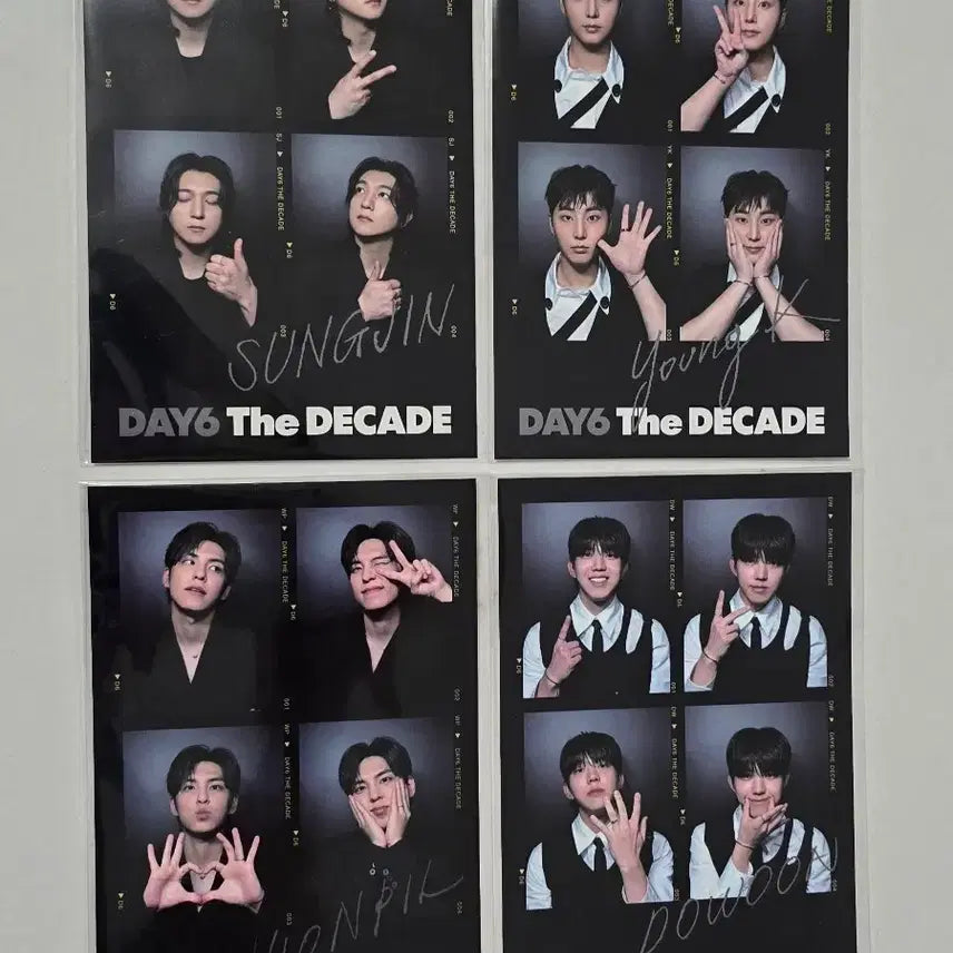 [BUNJANG] Day6 Bundle Set Four-Cut Photos / 데이식스 네컷 일괄판매