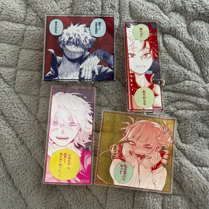 [BUNJANG] My Hero Academia Original Art Exhibition Famous Lines Acrylic Standee Bundle Set / 나히아 원화전 명대사 아크릴 일괄