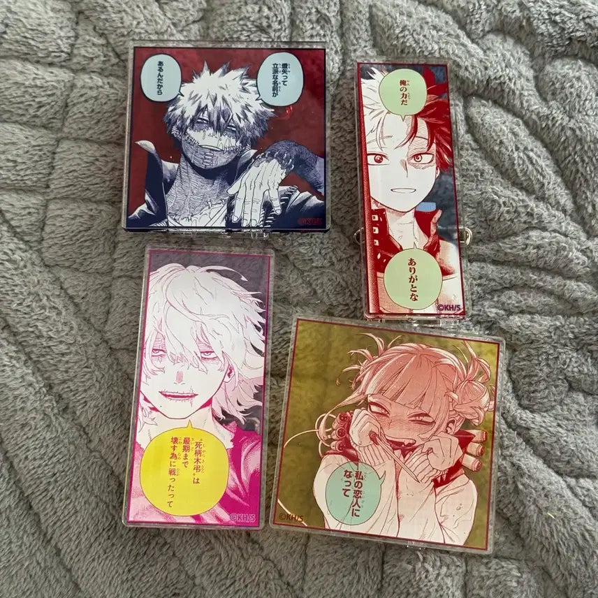 [BUNJANG] My Hero Academia Original Art Exhibition Famous Lines Acrylic Standee Bundle Set / 나히아 원화전 명대사 아크릴 일괄