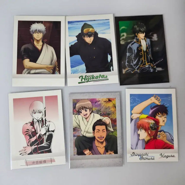 [BUNJANG] Gintama Shinsengumi Character Card Bundle Set / [일괄]은혼 파샤 긴토키 히지카타 소고
