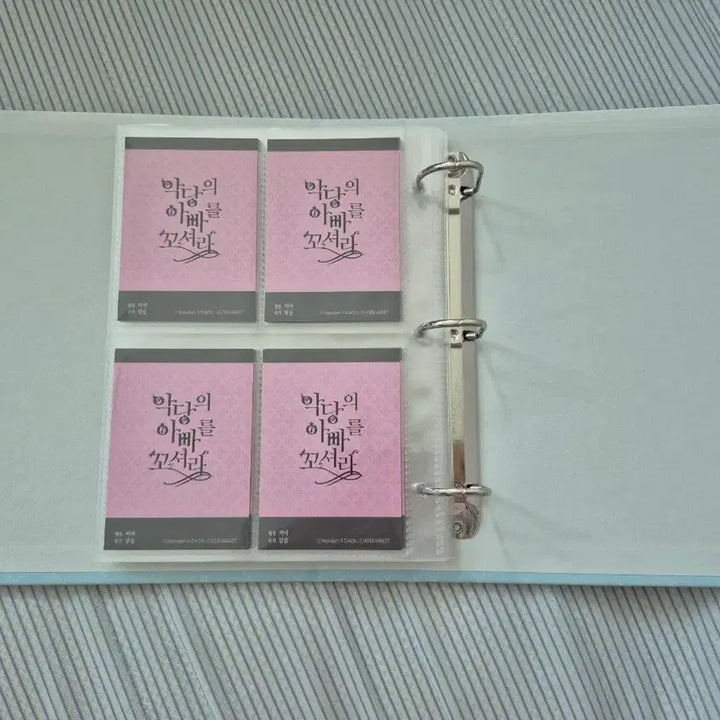 [BUNJANG] Villains Are Destined to Die (Akaggo) Goods Bundle Set - Collecting Cards &amp; Recording Hall Binder / 로판 악당의 아빠를 꼬셔라(악아꼬) 굿즈+녹음의 관 바인더 일괄 판매