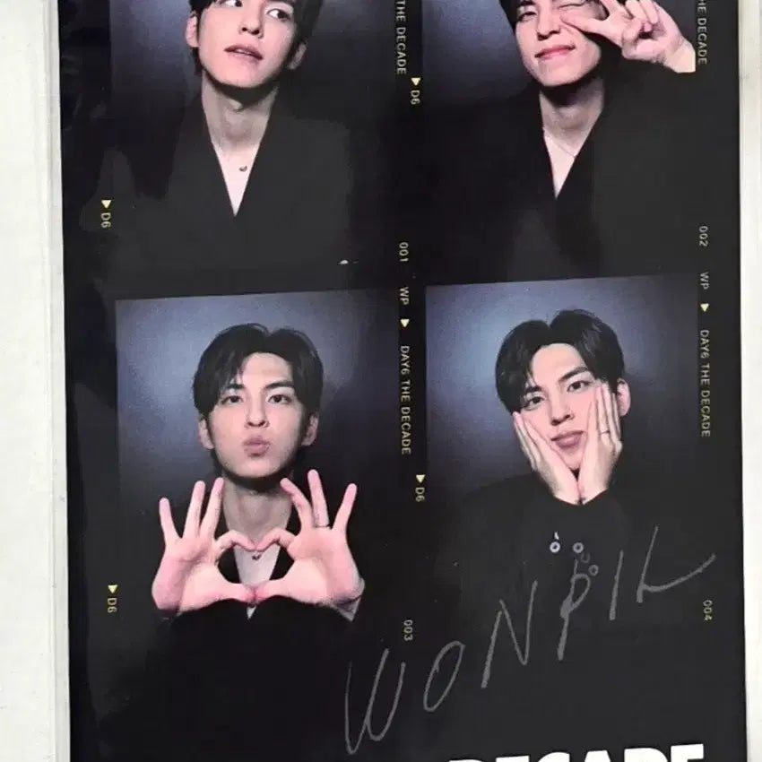 [BUNJANG] Day6 Wonpil Four-Cut Photo / 원필 네컷