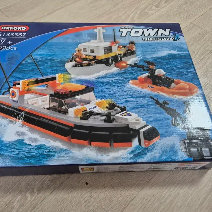 [BUNJANG] Oxford ST33367 Coast Guard Block 502 Pieces / 새상품 미개봉 물놀이 옥스포드 ST33367 해안경비대 블럭 502피스